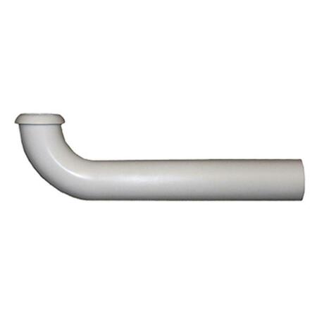 LARSEN SUPPLY CO 03-4219 1.5 x 7 in. White PVC P-Trap Drain Ell 661464